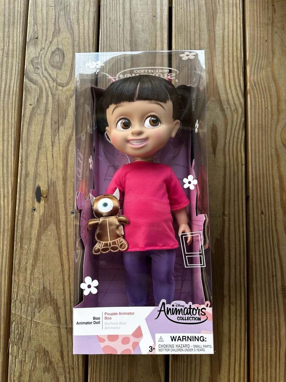 New Unopened Disney Animators' Collection Boo Animator Doll with Little Mikey
